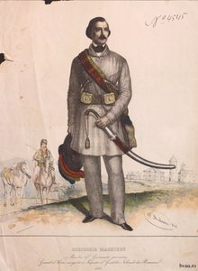 Miembro del Gobierno Provisional General del Ejército Irregular e Inspector de las Guardias Nacionales de Rumania de Petre Mateescu